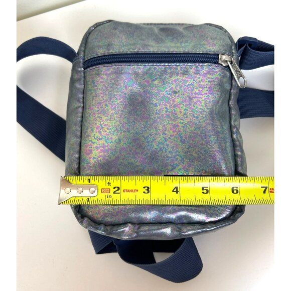 Jansport Weekender Mermaid Shiny Holographic Adjustable Strap Crossbody Bag - Picture 9 of 11